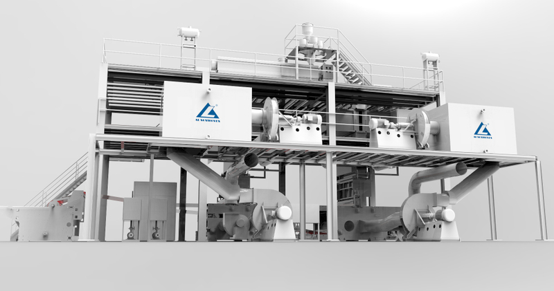 A.L --SS 1600mm Non Woven Machine Baby Diapers Fabric Pp Spunbond Nonwoven Making Machine 